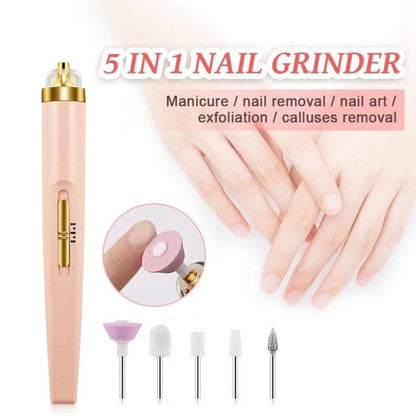 "5-in-1 Pro Nail Care Kit – Pink"
