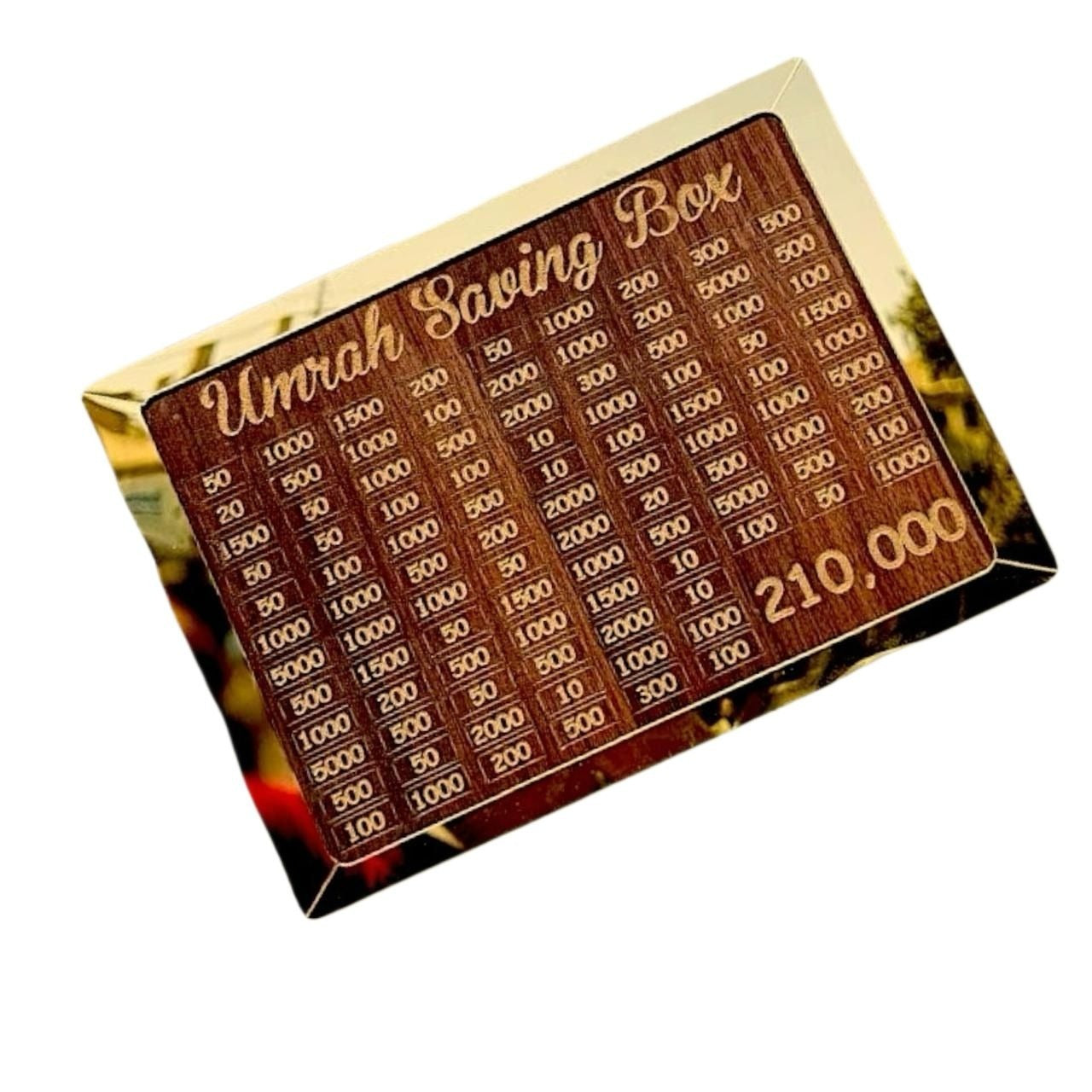 Umrah Saving Box - Saving Box - Box For Umrah Saving | Umrah Saving Box - Best Quality Umrah Saving Box - 210,000 Umrah Saving Box ( Random Design )