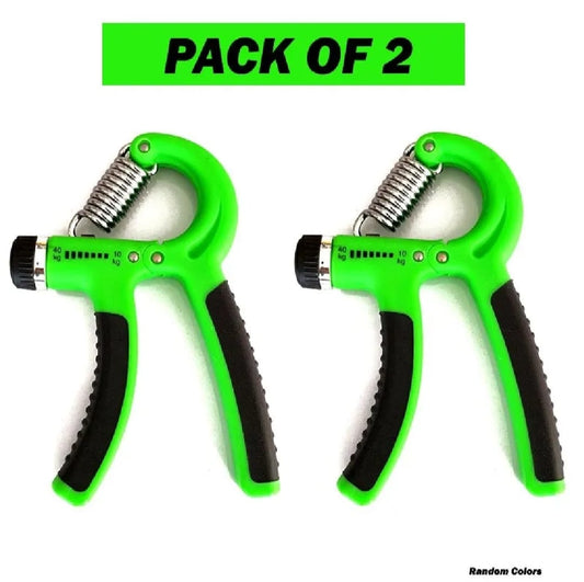 Set Of 2 Adjustable Heavy Hand Grippers (10–40kg) – Strength Training Exerciser For Hand, Wrist & Finger Workout (random Color)