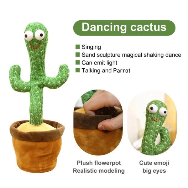 Dancing Cactus Rechargable ( With Android Cable) (without Box)