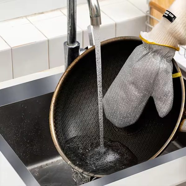 Wire Dishwashing Gloves (pair)
