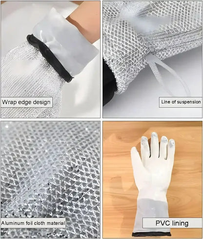 Wire Dishwashing Gloves (pair)