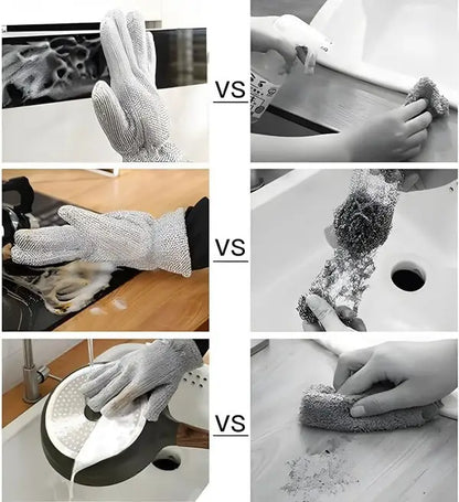 Wire Dishwashing Gloves (pair)