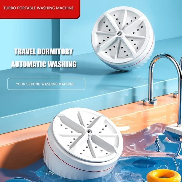 Mini Washing Machine Portable Ultrasonic Turbine Washer