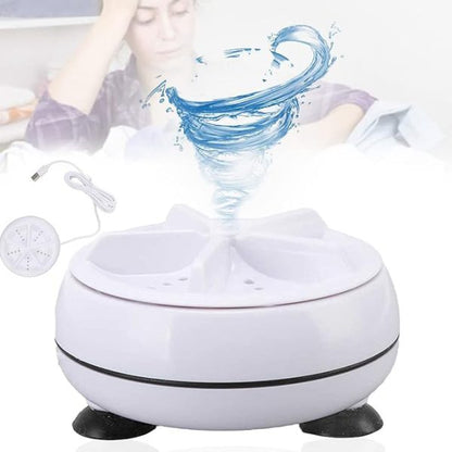 Mini Washing Machine Portable Ultrasonic Turbine Washer