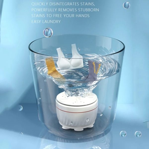 Mini Washing Machine Portable Ultrasonic Turbine Washer